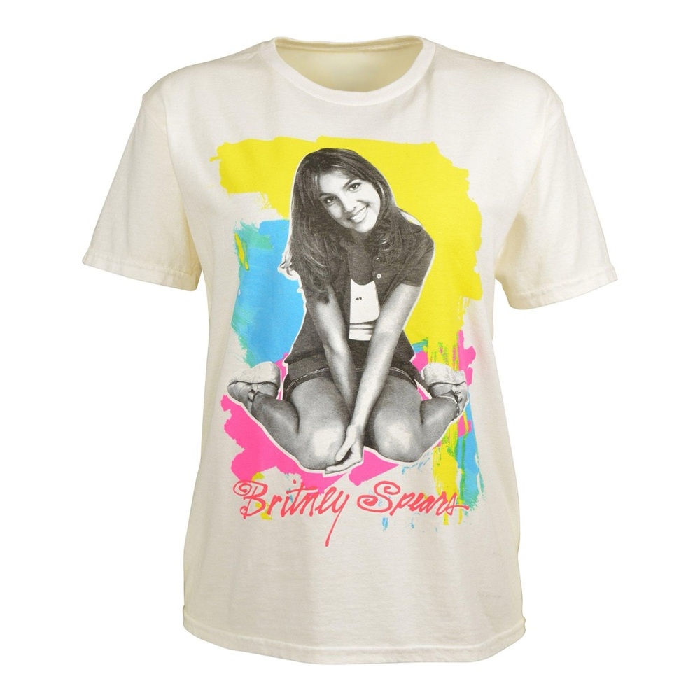 Britney Spears Graphic Tee - yellow